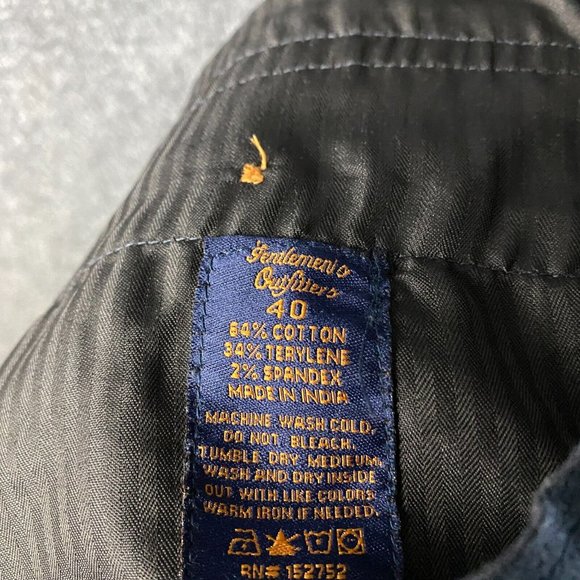 Gentlemen's Outfitters Cargo Shorts Size 40 Cotton Blend Men's Blue - Picture 8 of 8